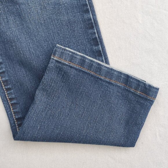 Anne Klein Jeans women's size 4 ink blue colour classic style straight leg - Picture 9 of 14